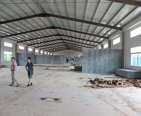 瀏陽食品廠廠房輕質(zhì)隔墻板工程